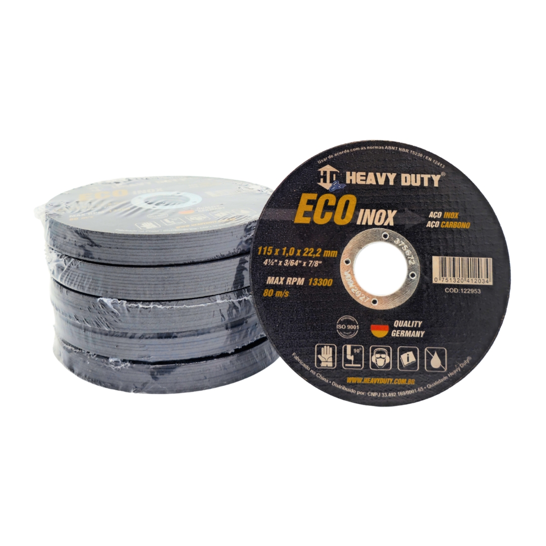 Disco de corte 4 1/2x1,0x7/8 Ecoinox Heavy Duty